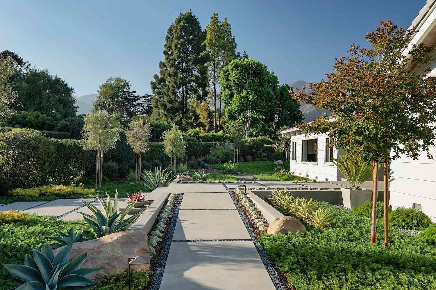 Modern stone patio and hardscape inspiration