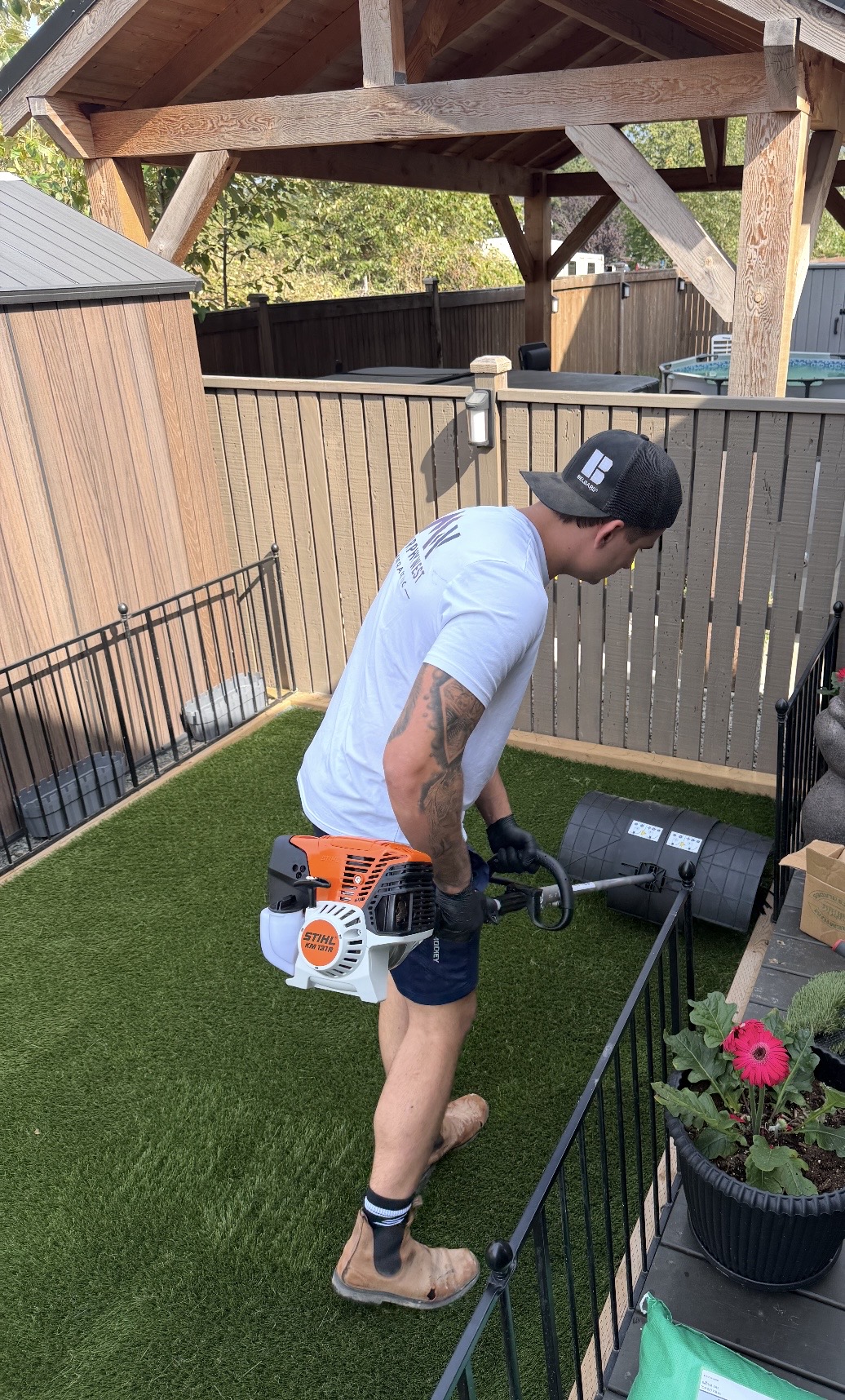 Murphy West landscaping project